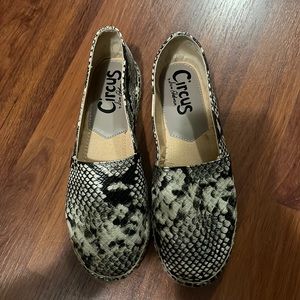 Sam Edelman Snake Print Espadrilles Espadrille Loafers SIZE 6 Women Women’s